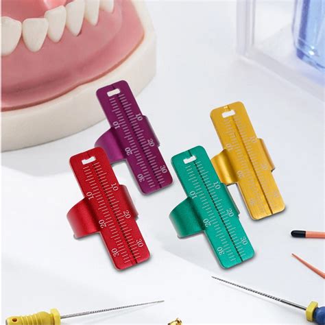 Dental Endo Finger Rulers Span Measure Scale Endodontic Dental