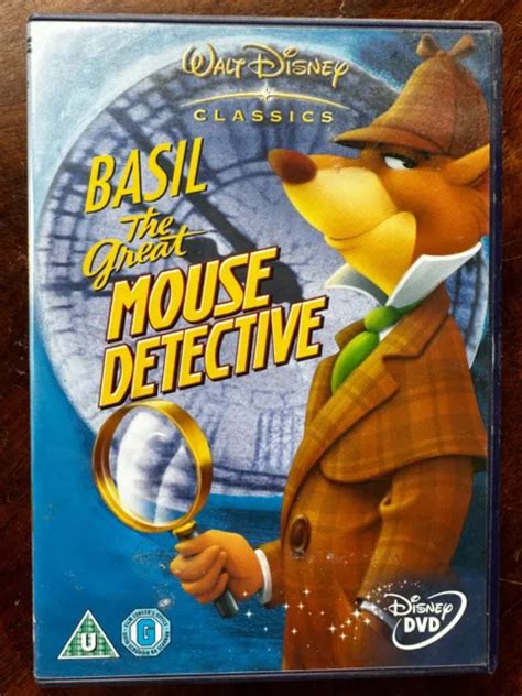 BASIL THE GREAT Mouse Detective DVD 1986 Walt Disney Animated Movie