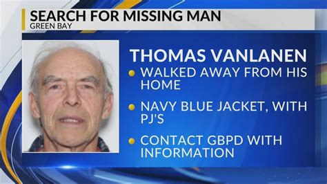 Green Bay Police Searching For Missing 75 Year Old Man Youtube