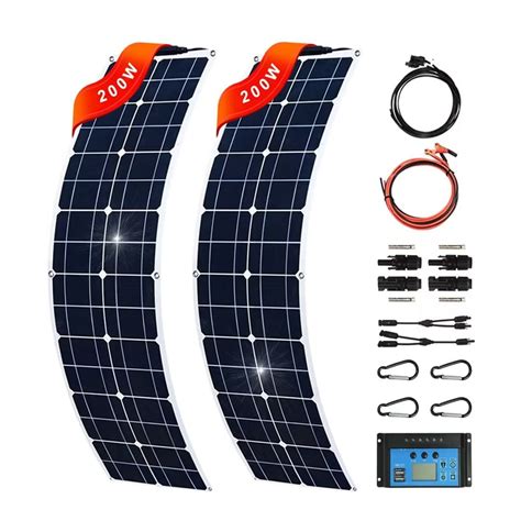 400W Flexibel Solarpanel 2 X 200w Solar Panels 12v 24v Geeignet FüR