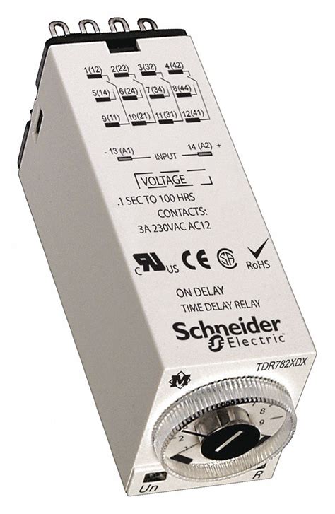 Schneider Socket Mounted V Ac Single Function Time Delay Relay