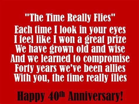 40th Anniversary Wishes, Quotes, and Poems for Cards | hubpages