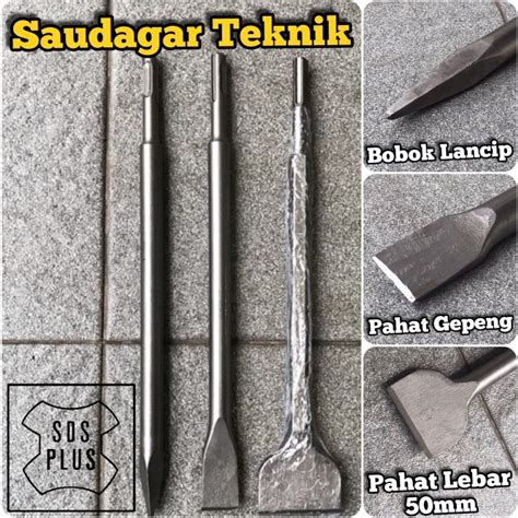 Sds Plus Mata Bor Bobok Pahat Tembok Beton Sds Bobok Lancip