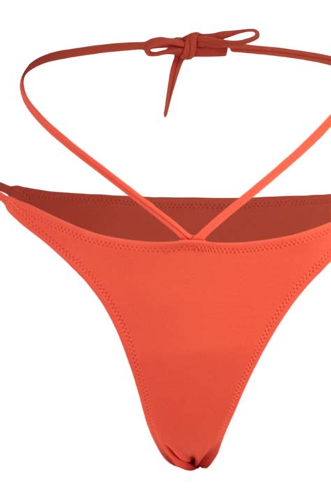 TRENDYOLMİLLA Turuncu Biyeli High Leg Bikini Altı TBESS BA Fiyatı Yorumları Trendyolmilla