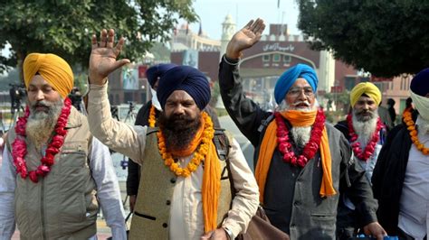 Group Of Indian Hindu Pilgrims Arrive In Lahore Through Wagah Border