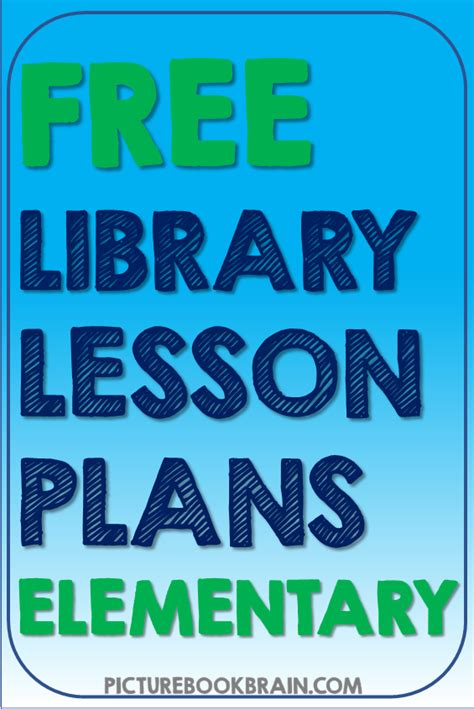 Free Library Lesson Plans