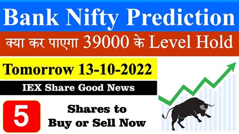 Bank Nifty Prediction For Tomorrow 13 October 2022 Bank Nifty