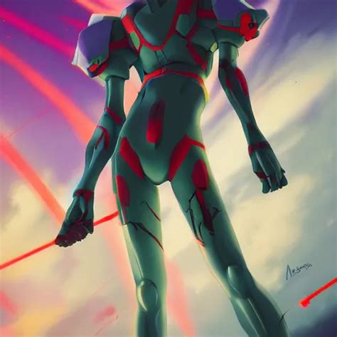 Neon Genesis Evangelion By Albert Urmanov Artstation Stable