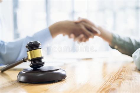 Lawyer And Attorney Having Team Meeting At Law Firm Stock Image