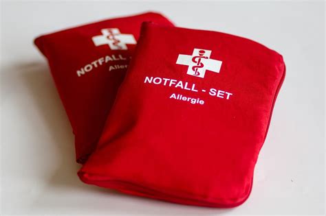 Vor Notfalltasche Notfallset Allergie