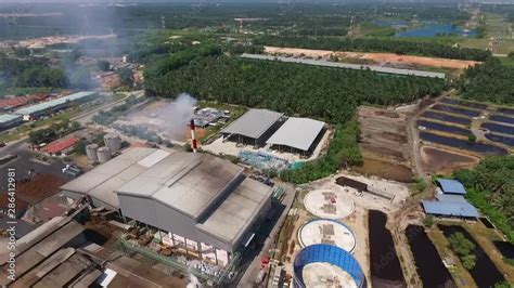 Aerial Malaysia S Palm Oil Factory Kilang Kelapa Sawit V Deo De