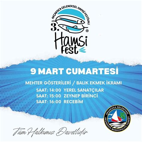 Efsane Isimler Ak Akoca Hamsi Festivalinde D Zce Parantez Gazetesi