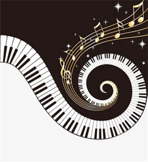 Piano Keys For Spiral Notes Png Clipart Key Keys Clipart Music