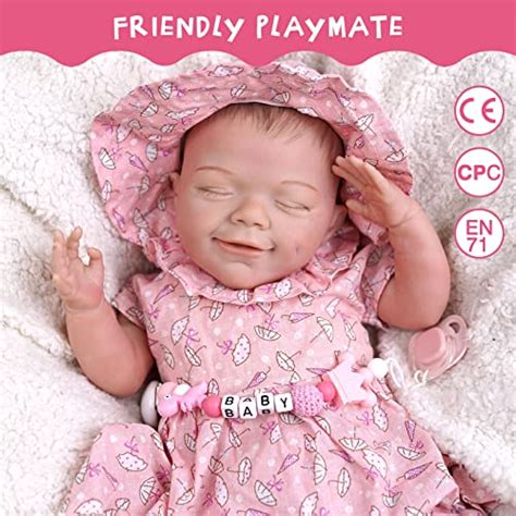 Babeside Lifelike Reborn Baby Dolls 20 Inch Soft Full Vinyl Body