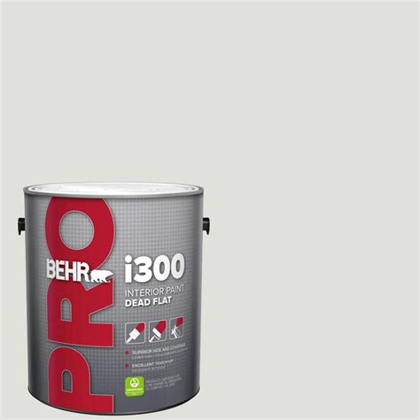 BEHR PRO 1 Gal GR W06 Winds Breath Dead Flat Interior Paint PR31001