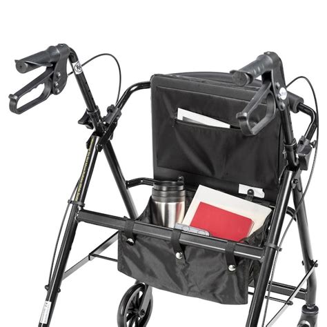 Drive Medical Rollator Rolling Walker With 6 Wheels Fold Up Removable