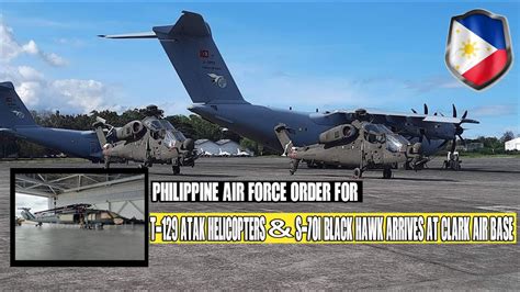 Philippine Air Force Order For T 129 ATAK Helicopters S 70i Black