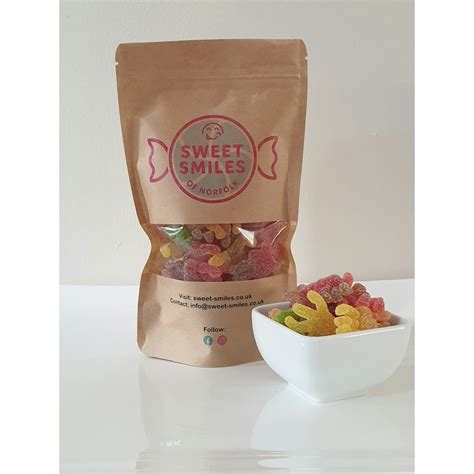 Sweet Smiles Sour Spiders Sweet Pouch 200g Jarrolds Norwich