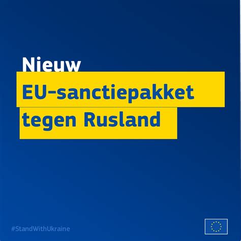 Hans De Vreij On Twitter Rt Euinnl Het 11e Eu Sanctiepakket Tegen