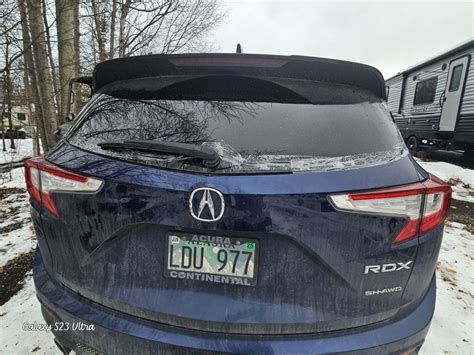 2021 Acura RDX Rear Windshield Shatter With No External Impact: 1 ...