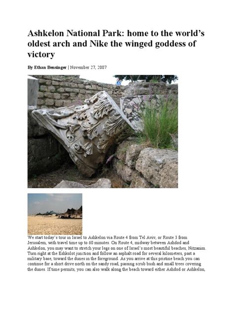 Pdf Ashkelon National Park Dokumentips