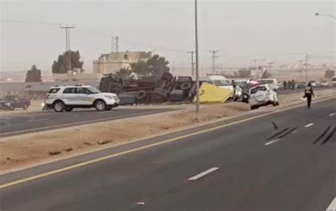 وفاة سائق شاحنة بحادث تدهور على الطريق الصحراوي حوادث وكالة عمون