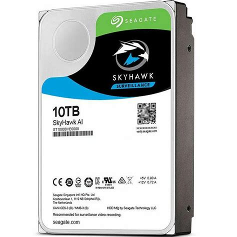 Para Seagate Skyhawk Ai 10tb Hdd Disco R Gido 7200rpm 256mb Cache Sata