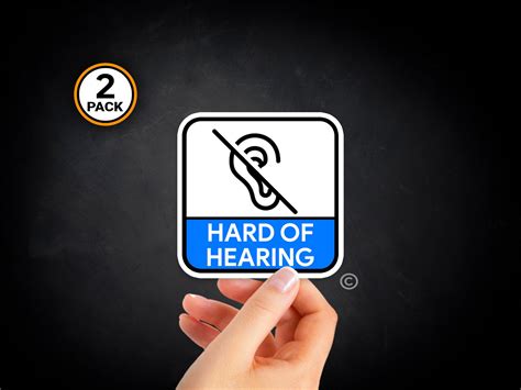 Hard Of Hearing Sign