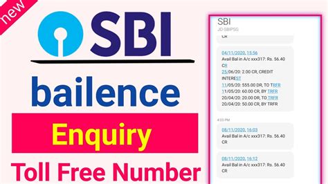 Sbi Missed Call Balance Enquries Toll Free Number Sbi Bank Balance Check Toll Free Number