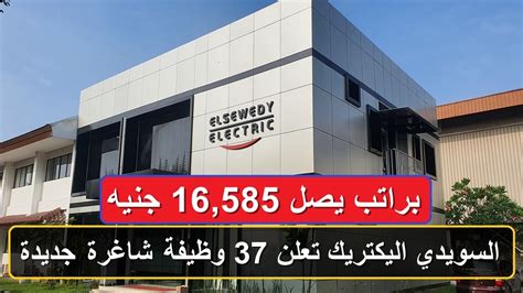 37 وظيفة شاغرة السويدي اليكتريك تعلن فرص عمل جديدة براتب يصل 16585