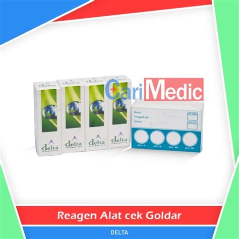 Jual Reagen Goldar Alat Cek Golongan Darah Kartu Test Shopee Indonesia