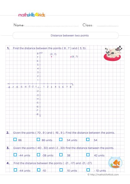 6th Grade Coordinate Plane Worksheets Download Now