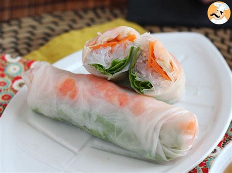 Rollitos De Primavera Vietnamitas Pollo Y Gambas Receta Petitchef