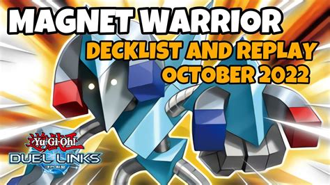 Magnet Warrior Duel Links October Ranked Duel Replay And