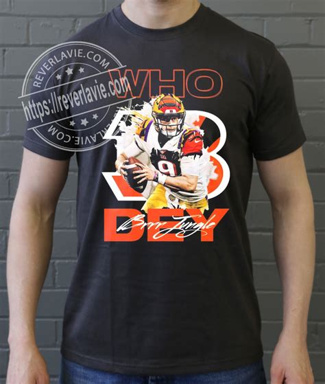 Joe Burrow Joe Shiesty Cincinnati Bengals Nfl T Shirt Rever Lavie