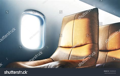 Luxury Airplane Interior Stock Photo 196008320 | Shutterstock