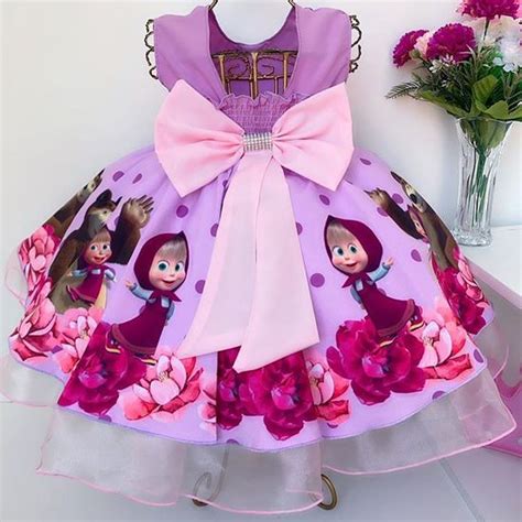 Vestido Para Ni As Masha Y El Oso Petite Shop I Rosa Juguetes Ni Os