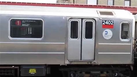 Mta New York City Subway Van Cortlandt Park Bound R62a 1 Train At The