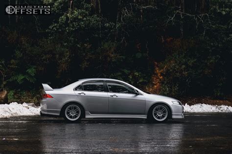 Wheel Offset 2005 Acura Tsx Nearly Flush Coilovers Custom Offsets