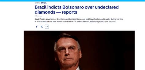 Bolsonaro Indiciado Por Joias Repercute Na Imprensa Estrangeira Veja