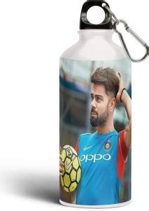 Flipkart.com | maitra Virat Kohli Printed Aluminium Water Bottle ...