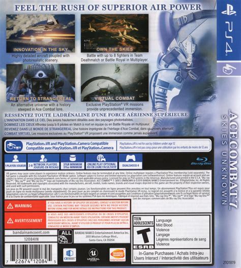 Ace Combat 7 : Skies Unknown PS4 – Zozila