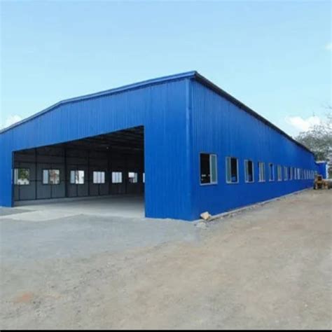 Steel Prefabricated Industrial Shed at ₹ 118/square feet in Noida | ID ...