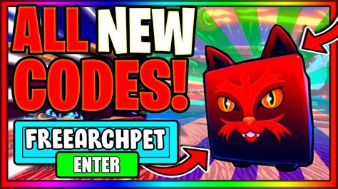 ALL NEW PET RIFT CODES ARCH UPDATE FREE PETS Roblox Pet Rift