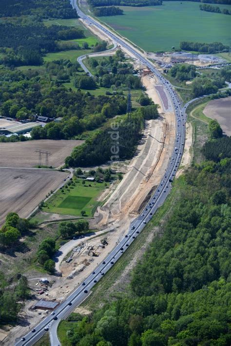 Luftbild M Hlenbecker Land Autobahn Baustellen Entlang Der Trasse