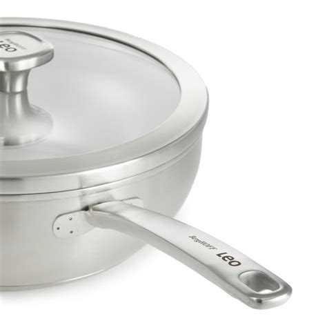 Berghoff 11 Stainless Steel Wok With Lid Wayfair