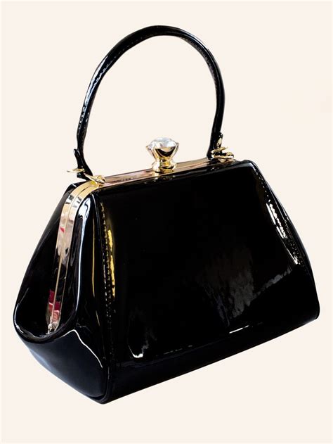 Black Patent Handbag