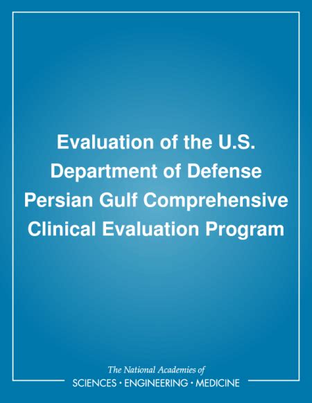 Evaluation Of The Us Department Of Defense Persian Gulf Comprehensive