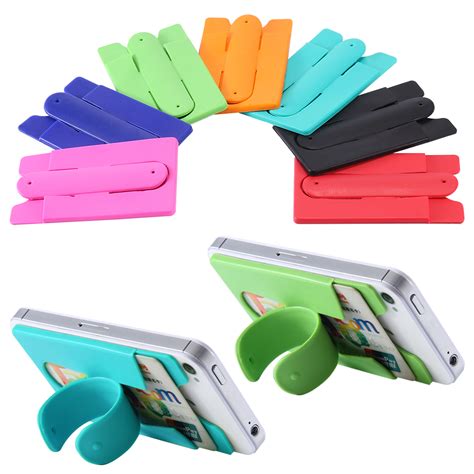 Silicone Mobile Phone Card Holder Cyber Gifts Pte Ltd