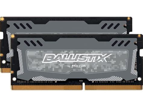 Crucial Ballistix Sport LT 2400 MHz DDR4 DRAM Laptop Gaming Memory Kit